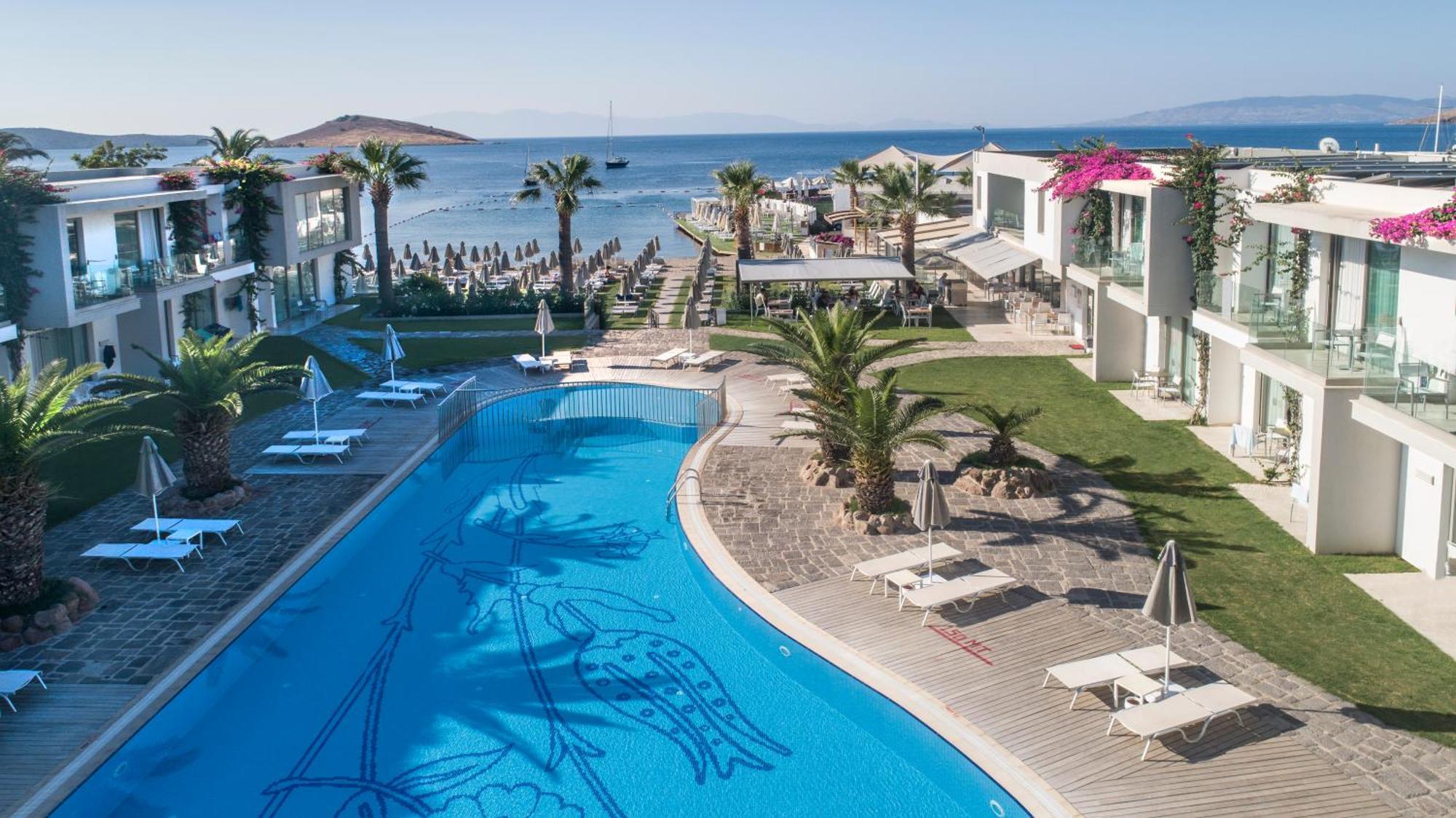 Lugga Boutique Hotel & Beach Ortakent Exterior photo